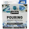 Bild von Pebeo, Künstlerfarbe + Bastelfarbe, Entdeckungsset Pouring 4X59Ml + Silicone 50Ml
