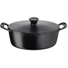 Bild von Tefal Jamie Oliver gietijzeren braadpan - 24 cm, Pfanne + Kochtopf, Schwarz
