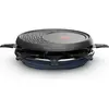 Bild von Tefal RE3104 Raclette für 8 Personen, Racletteofen, Schwarz, Blau