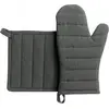 Bild von Winkler jona recycling-set aus handschuh und topflappen, Backhandschuhe + Topflappen, Grau