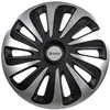 Bild von Michelin, Radkappen, 9123, 40.6 cm (16"), Acrylonitrile butadiene styrene (ABS), Black, Silver, Any brand, Windo (4 Stk., 16")