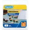 Bild von Rapid, Heisskleber, Universal Transparente Klebesticks Ø7x90mm 36 Stück