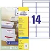 Bild von Avery Dennison, Etiketten, Etiquette d'adresse Jet d'encre, 99,1 x 38,1 mm, blanc