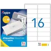Bild von Agipa, Etiketten, Universal-Etiketten, 99,1 x 33,9 mm, weiá