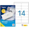Bild von Agipa, Etiketten, Universal-Etiketten, 99,1 x 38,1 mm, weiá