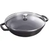 Bild von Staub Wok, Pfanne + Kochtopf, Schwarz