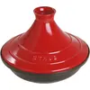 Bild von Staub Tajine, Pfanne + Kochtopf, Schwarz, Rot