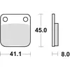 Bild von TRW, Bremsbeläge, (Organisch (Resin))