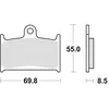 Bild von TRW, Bremsbeläge, (Organisch (Resin))