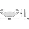Bild von TRW, Bremsbeläge, (Organisch (Resin))