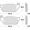 Bild von TRW, Bremsbeläge, (Sintermetall)