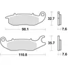 Bild von TRW, Bremsbeläge, (Organisch (Resin))