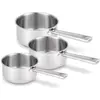 Bild von Beka BEKA CICLA 3-teiliges Set Stielkasserollen 16-18-20 cm, Pfannenset + Topfset, Silber
