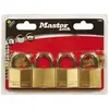 Bild von Master Lock, Vorhängeschloss, Vorhangschloss 140 EURQ Messing, Breite 40 mm, gleichsperrend SB-4