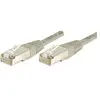 Bild von Exertis Connect Patchkabel F/UTP, CAT.5e, grau, 1,5 m Patchkabel mit besonders schmalem Knickschutz (F/UTP, CAT5e, 1.50 m), Netzwerkkabel