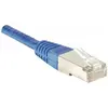 Bild von Exertis Connect Patchkabel F/UTP, CAT.5e, blau, 0,5 m Patchkabel mit besonders schmalem Knickschutz (F/UTP, CAT5e, 0.50 m), Netzwerkkabel
