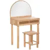 Bild von Atmosphera, Kinderstuhl + Kindertisch, Schminktisch + Hocker Landschaft, beige (Kinderstuhl, Kindertisch)