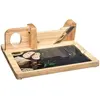 Bild von Secret de Gourmet Fleisch- und Käseschneider mit Tablett - Holz, Schneidebrett, Braun