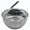 Bild von 5Five mit Hebel, 3.5 Liter, Salatschleuder, Silber