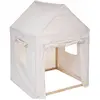 Bild von Atmosphera Kiefernhaus + Leinwand, beige
