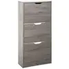 Bild von 5Five, Schuhschrank, Aufbewahrungsschuhe mit 3 Schubladen (60 x 24 x 118 cm)