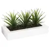 Bild von Atmosphera, Kunstpflanzen, Sztuczna ro lina, 3 x aloes w bia ej donicy, 31 cm (31 cm)