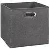 Bild von Toilinux, Aufbewahrungsbox, STORAGE BOX31X31 D GREY LINEN (31 x 31 x 31 cm)