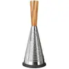 Bild von Secret de Gourmet ACACIA CYLINDER GRATER 136225, Küchenreibe, Braun, Silber