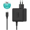 Bild von Port Designs Port Netzteil GaN 65W - USB-C, Plug-In, EU-Stecker (65 W, 1 Port), USB Ladegerät, Schwarz