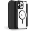 Bild von Force Case Klappetui für iPhone 15 Pro Max Klappschutz Magnetischer Kartenhalter (Apple iPhone 15 Pro Max), Smartphone Hülle, Schwarz, Transparent
