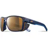 Bild von Julbo, Herren, Sportbrille, Herren Shield Cameleon Sportbrille (Blau matt, photocromatic), Blau, Orange