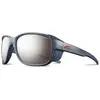 Bild von Julbo, Unisex, Sportbrille, Montebianco 2 Spectron 4 Sportbrille (Dunkelblau-Braun Flash Silber, Silber), Blau