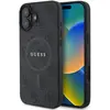 Bild von Guess GUHMP16SG4GFRK iPhone 16 6,1" czarny/black MagSafe PU 4G Ring Classic Logo (Apple iPhone 16), Smartphone Hülle, Schwarz