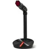 Bild von Spirit Of Gamer Microphone sur pied compatible Eko Gaming and Live Streaming (Noir/Rouge), Mikrofon