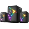 Bild von Advance Enceintes 2.1 sans fil SoundPhonic RGB (Noir), PC Lautsprecher, Schwarz
