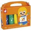 Bild von Janod, Künstlerfarbe + Bastelfarbe, Fingerfarben Set kreative Farben für Kinder mehrfarbig