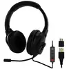 Bild von MCL Wired Headset Microphone USB-A (Kabelgebunden, USB-A), Office Headset, Schwarz