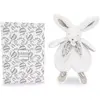 Bild von Doudou et Compagnie, Schmusetuch, Schmusehase, weiss 29cm (8 x 20 cm)
