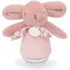 Bild von Doudou et Compagnie, Nachtlicht, Nachtlicht mit Musik Hase, rosa 16cm