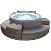 Bild von Netspa Vita Premium 168x70 Cm + Furniture 5 Pieces Heiß Aufblasbare Badewanne Mit Außenpaneelen 1100L