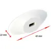 Bild von Mobilis Security Slot Blanc, Notebook Security, Weiss