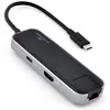 Bild von Bluestork 3 Ports USB 2.0 + HDMI + USB Type C + RJ45 (USB-C, 6 Ports), Dockingstation + USB Hub, Grau