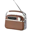 Bild von Halterrego Radio vintage Aspect bois, AM/FM/SW lecteur USB/ Carte Micro SD prise (AM, FM), Radio, Braun