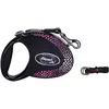 Bild von Flexi Glam Composition with Swarovski crystals M - Hund Rückziehbare Leine - 5 m - Schwarz (M, Hund, Spazieren), Halsband + Leine