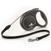 Bild von Flexi BLACK EDITION Seil (M, Hund, Spazieren), Halsband + Leine