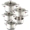 Bild von WMF Quality One Kochgeschirr-Set 9-teilig, Töpfe mit Deckeln, Cool+ Grifftechnologie, Pfannenset + Topfset, Silber
