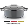 Bild von WMF Fusiontec Mineral Pro, Bratentopf mit Decke, 24 cm, Platinum, Pfanne + Kochtopf, Grau
