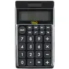 Bild von Idena, Taschenrechner, Taschenrechner TR800 schwarz, 8-stellig (Batteriebetrieb, Solarenergie)