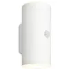 Bild von Briloner, Gartenbeleuchtung, Akku LED Aussenwandleuchte,Sensor,weiss,2xLED/6W (700 lm, IP44)