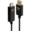 Bild von Lindy Videokabel DisplayPort / HDMI (1 m), Videokabel, Schwarz